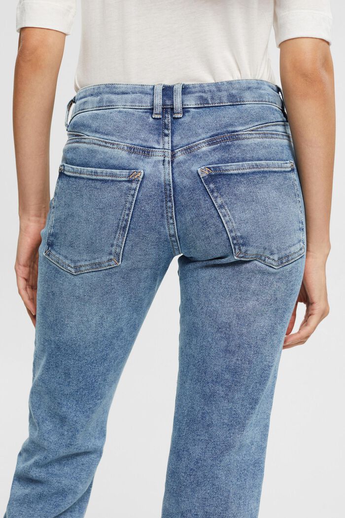 High Rise Straight Jeans in Light Wash