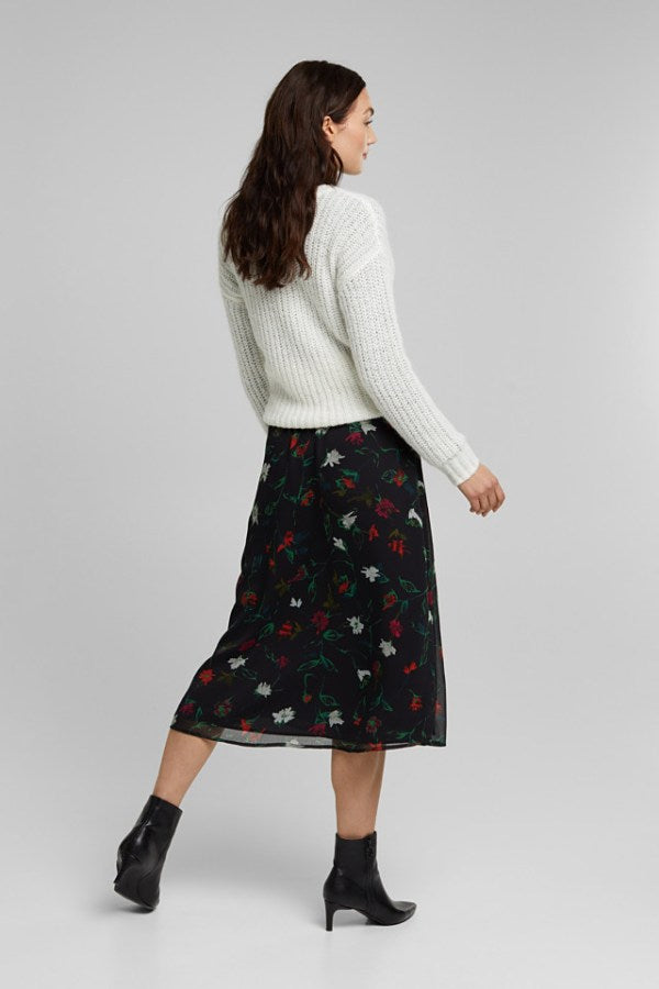 Floral Midi Skirt