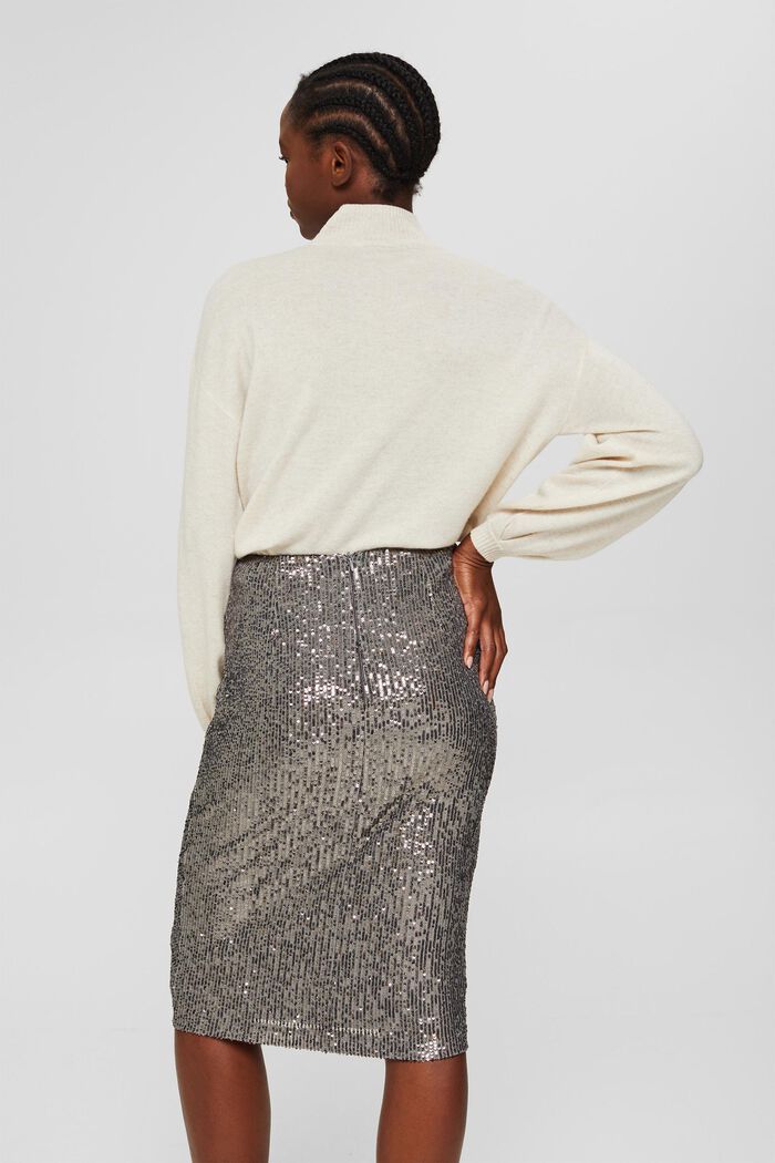 Skirt with Slate Coloured Sequins