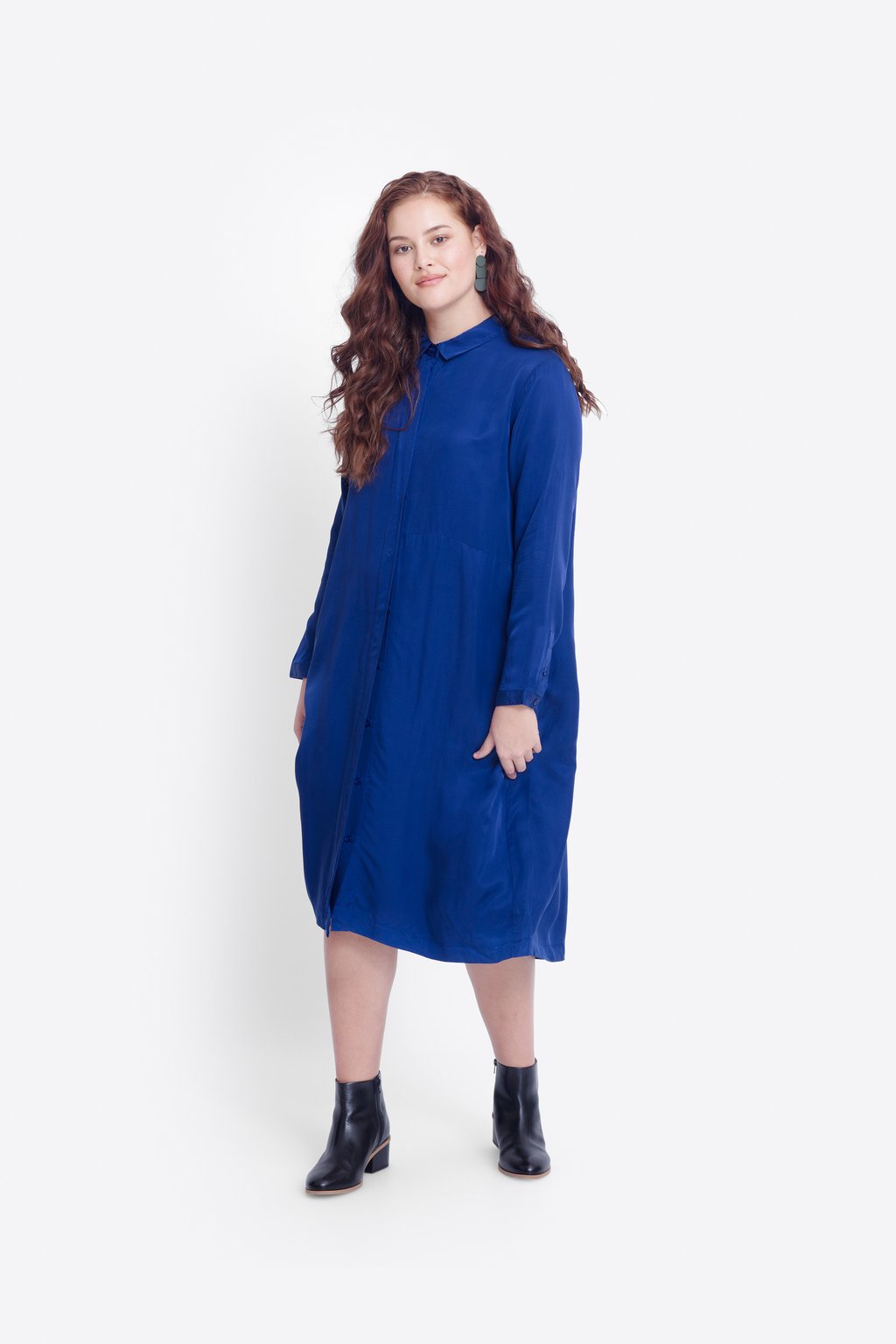 Form Dress Cobalt Blue