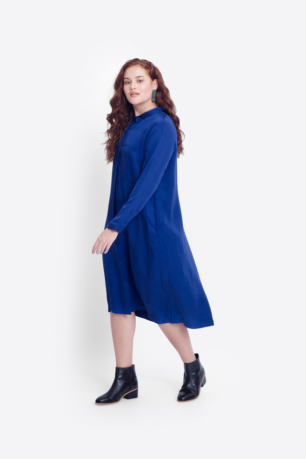 Form Dress Cobalt Blue