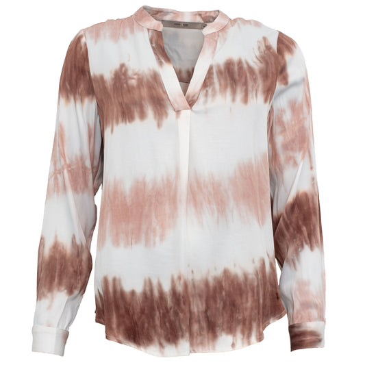 Tie Dye Shirt in Rose and Cream