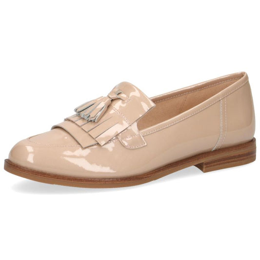 Patent Loafer In Nude