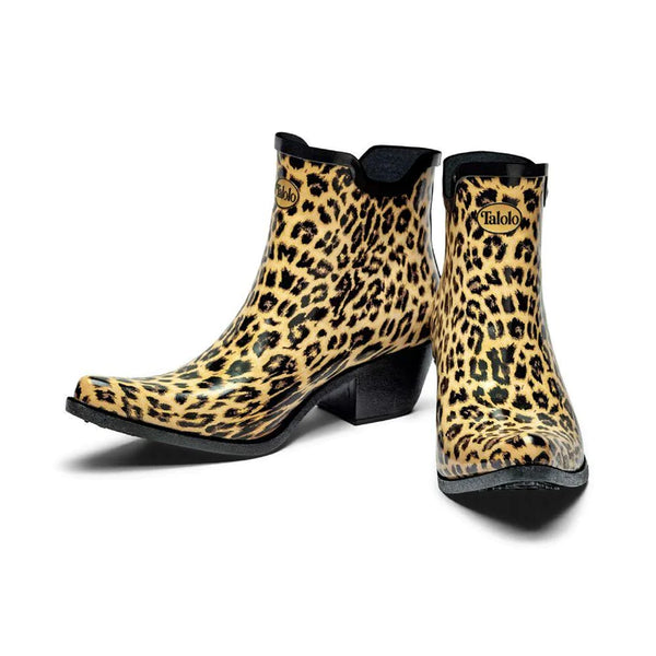 Leopard deals print wellies