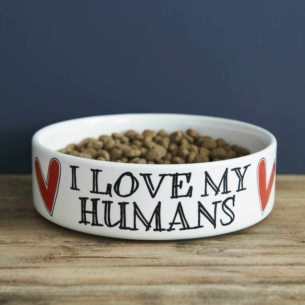 Dog Bowl Love My Humans - Small