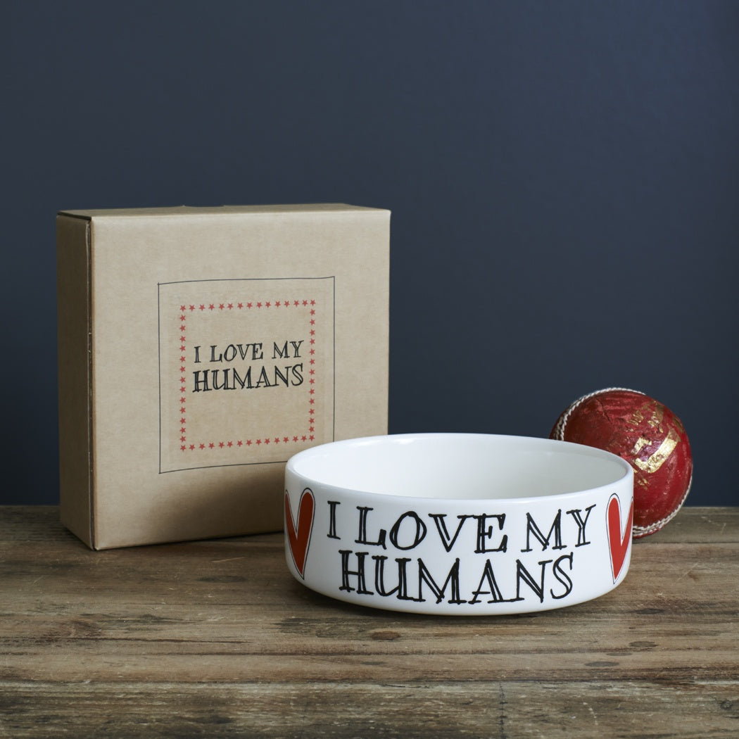 Dog Bowl Love My Humans - Small