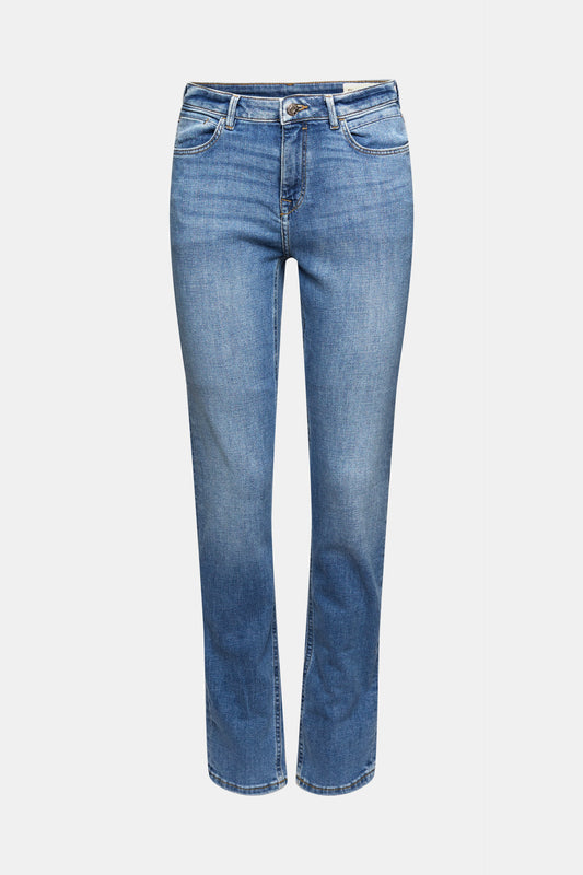 Stretch Jeans In Organic Cotton Blue Light Wash