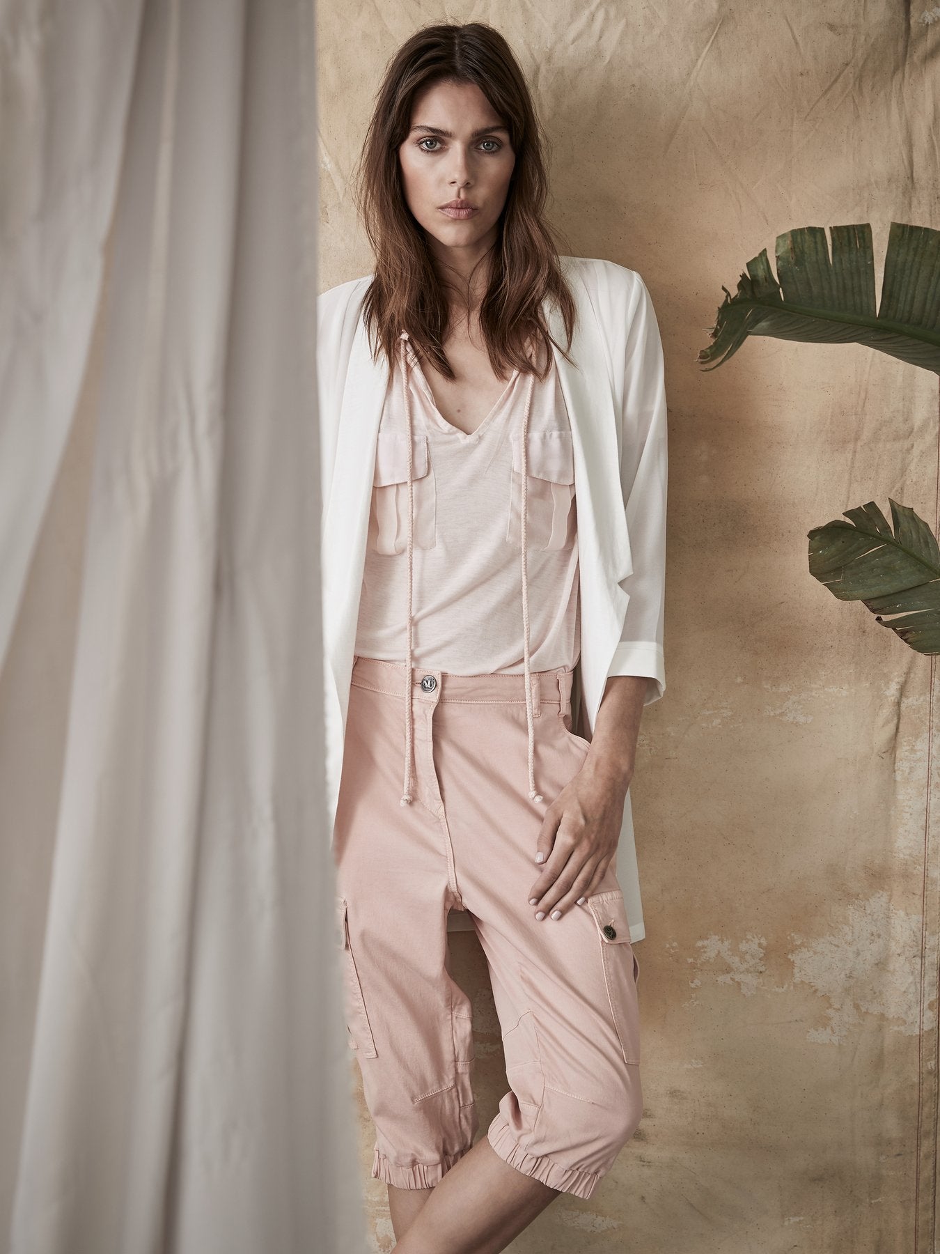 Cream Deva Simple Blazer Luxury Bubble