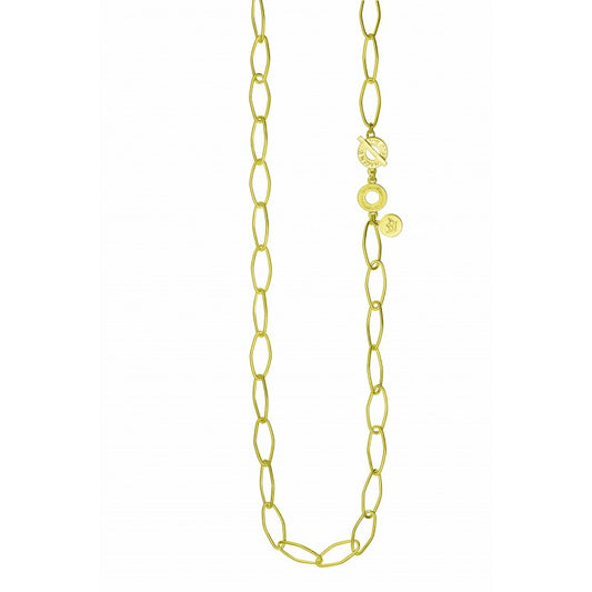 Essentials Spruce Long Necklace In Gold