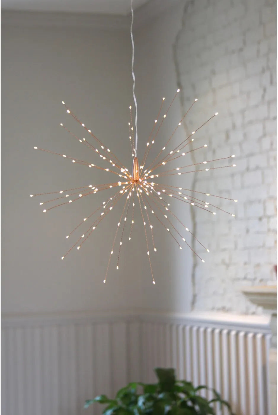 Large Starburst Copper Light