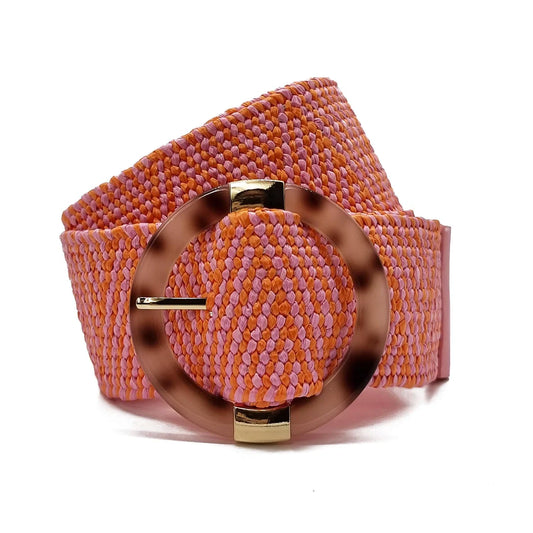 Kayleigh Belt in Pink and Orange