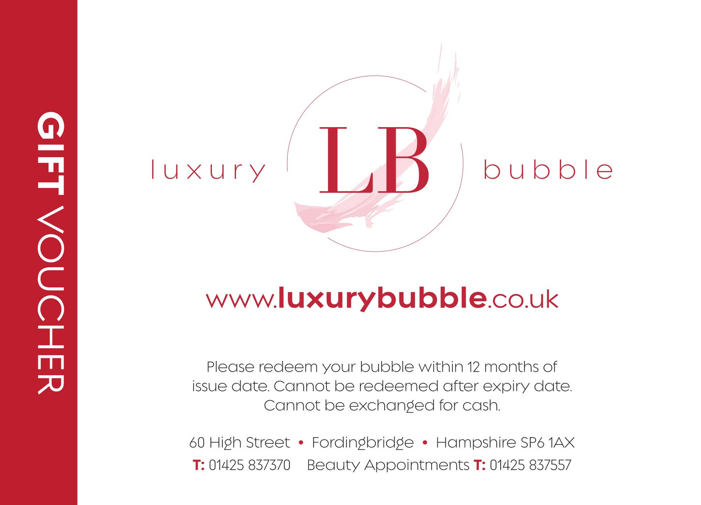 Luxury Bubble Gift Card