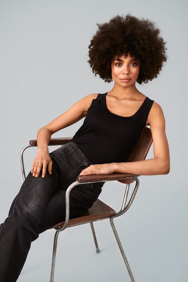 Maya Tank Top in Black