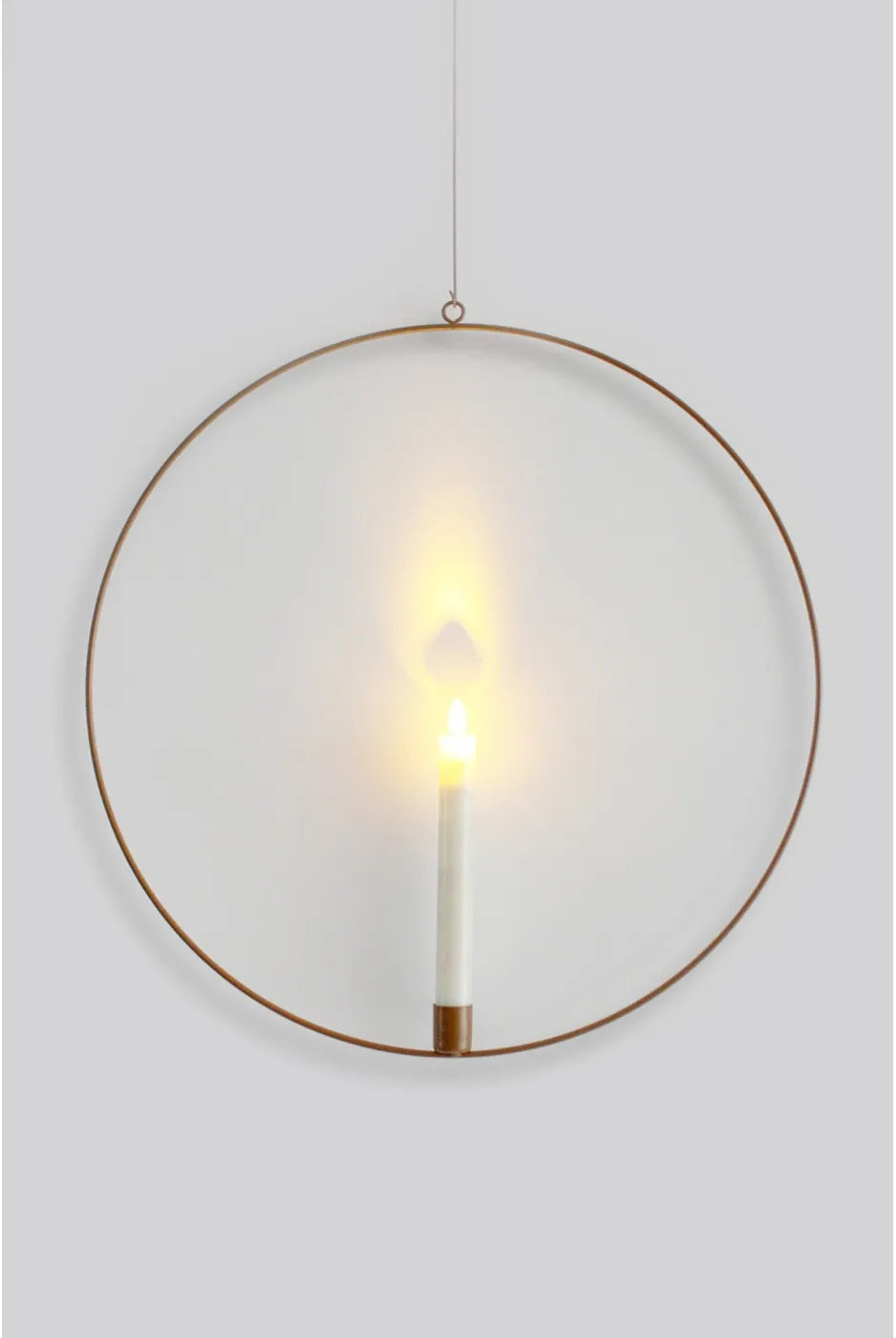 45cm Candle Ring in Gold