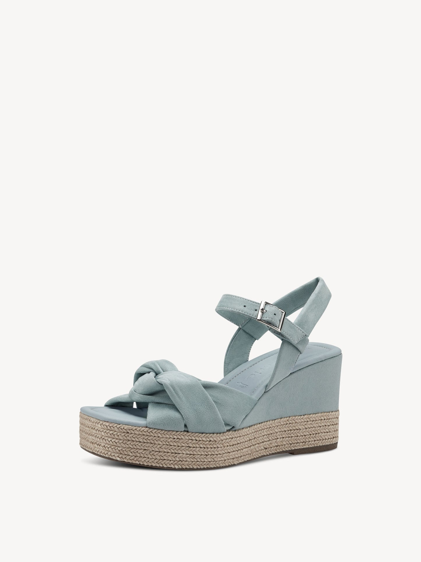 Wedge Heeled Sandals in Sky Blue