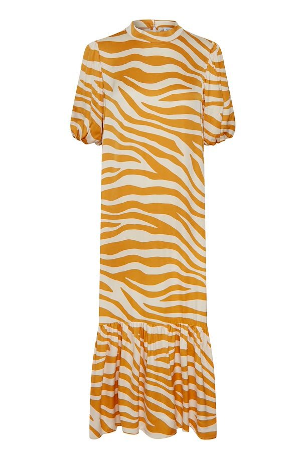 Yellow Zebra Print Dress