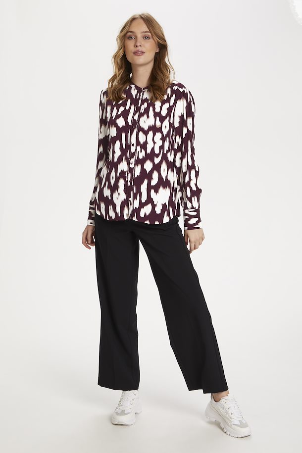 Animal Print Long Sleeved Shirt